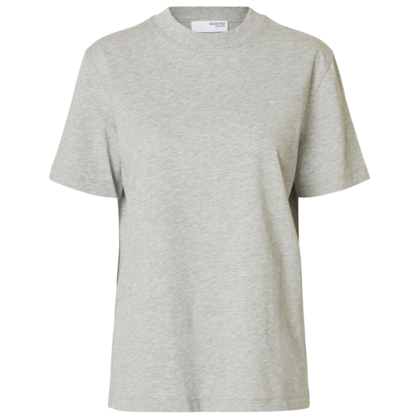 [Selected] T-shirts Short Sleeve CO 16092428-LIGHTGREYMELANGE