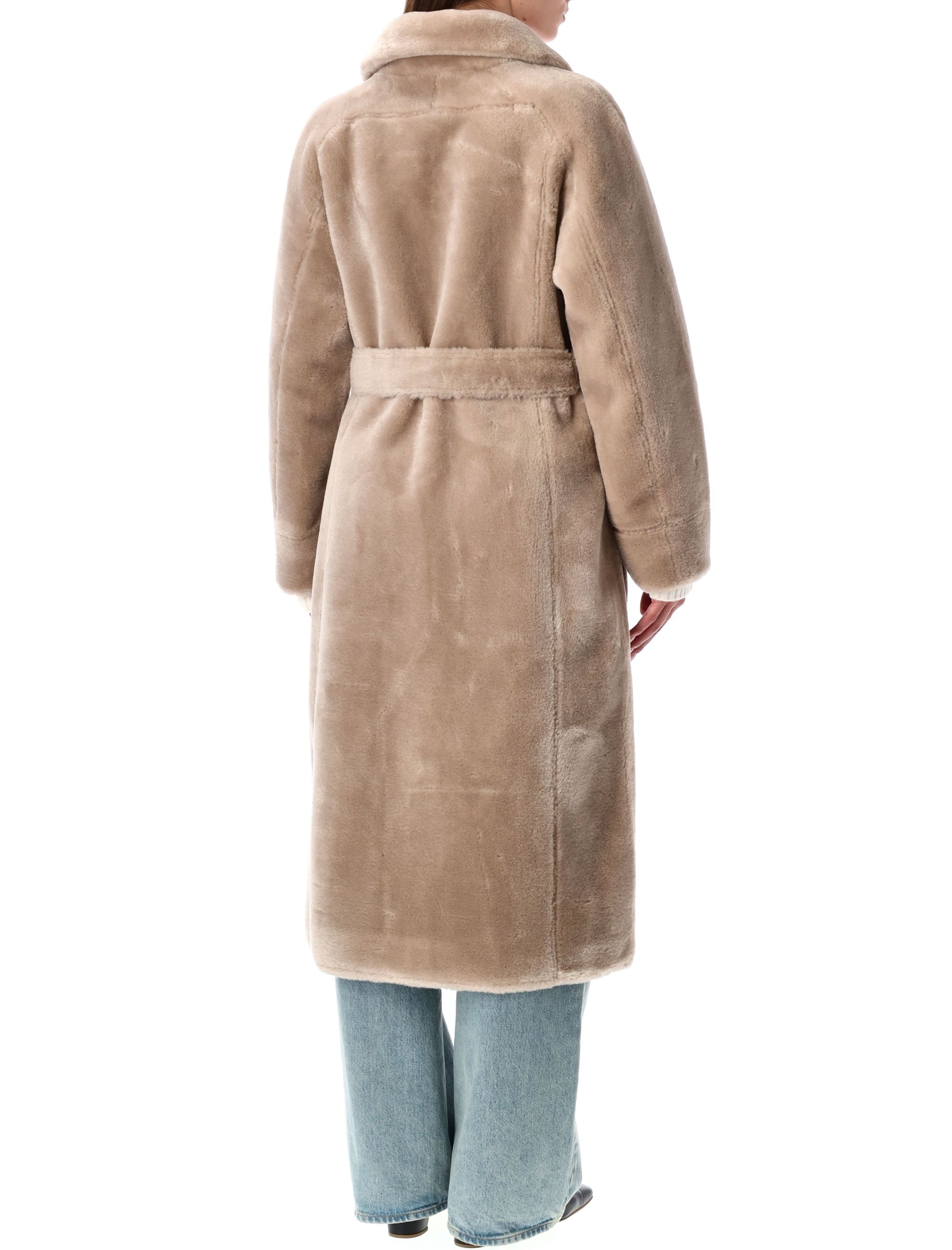 [Urbancode] Fur Jacket FW25 BJ20014TAUPE