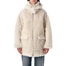 [Urbancode] Fur Jacket FW25 BJ20024CHALKY