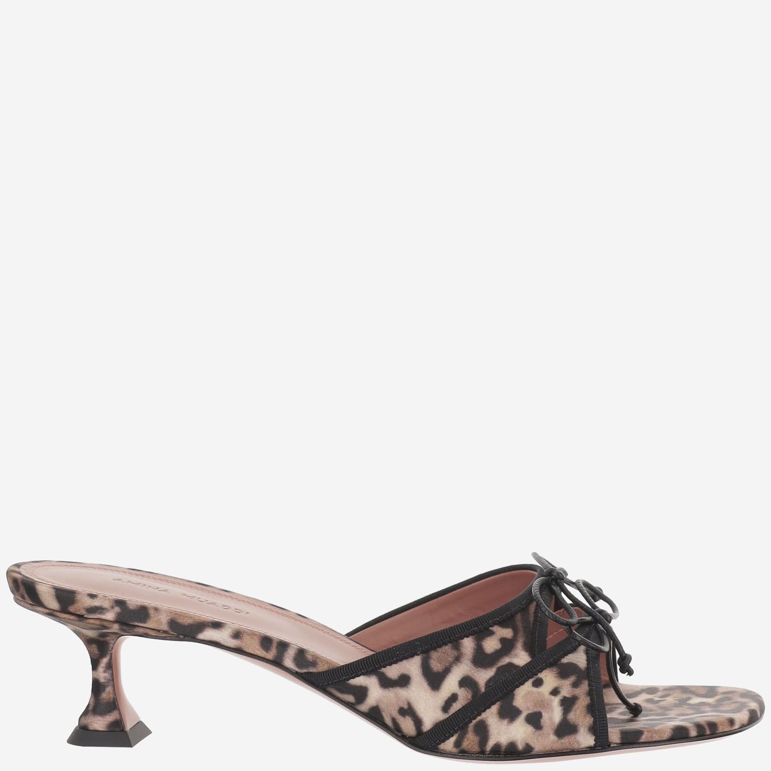 [Amina Muaddi] Pumps SS26 ELEONORASLIPPER45LEOPARDBLACK