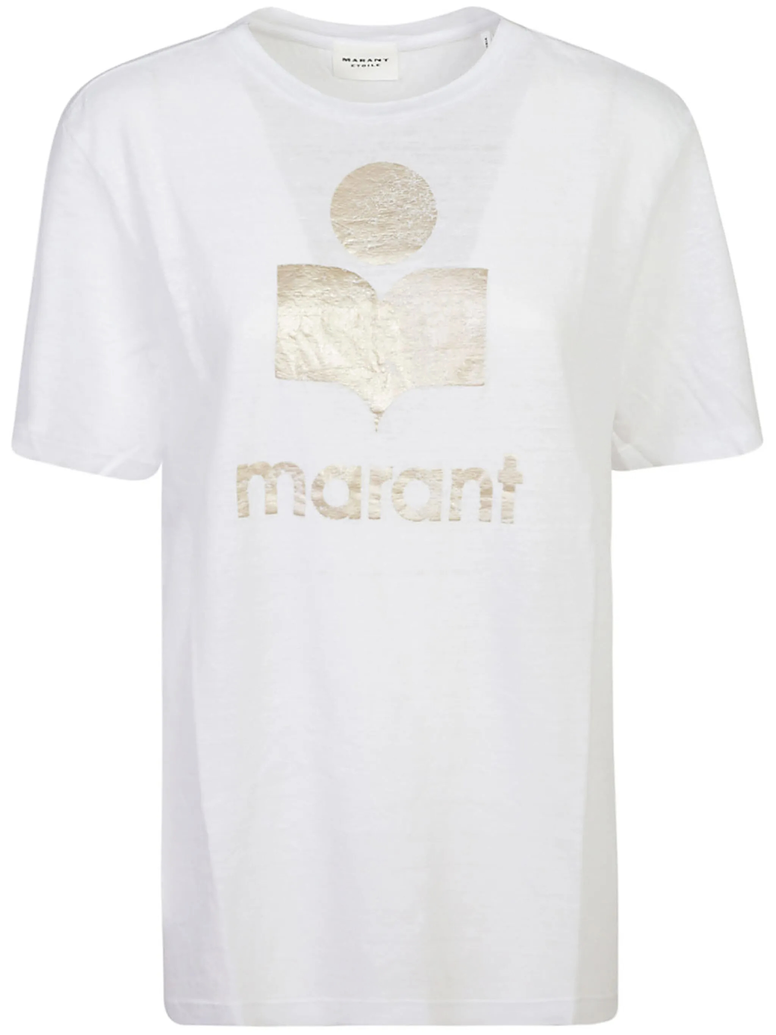 [Marant Etoile] T-shirts Short Sleeve FW26 TS0001FBA1N10EWHLG