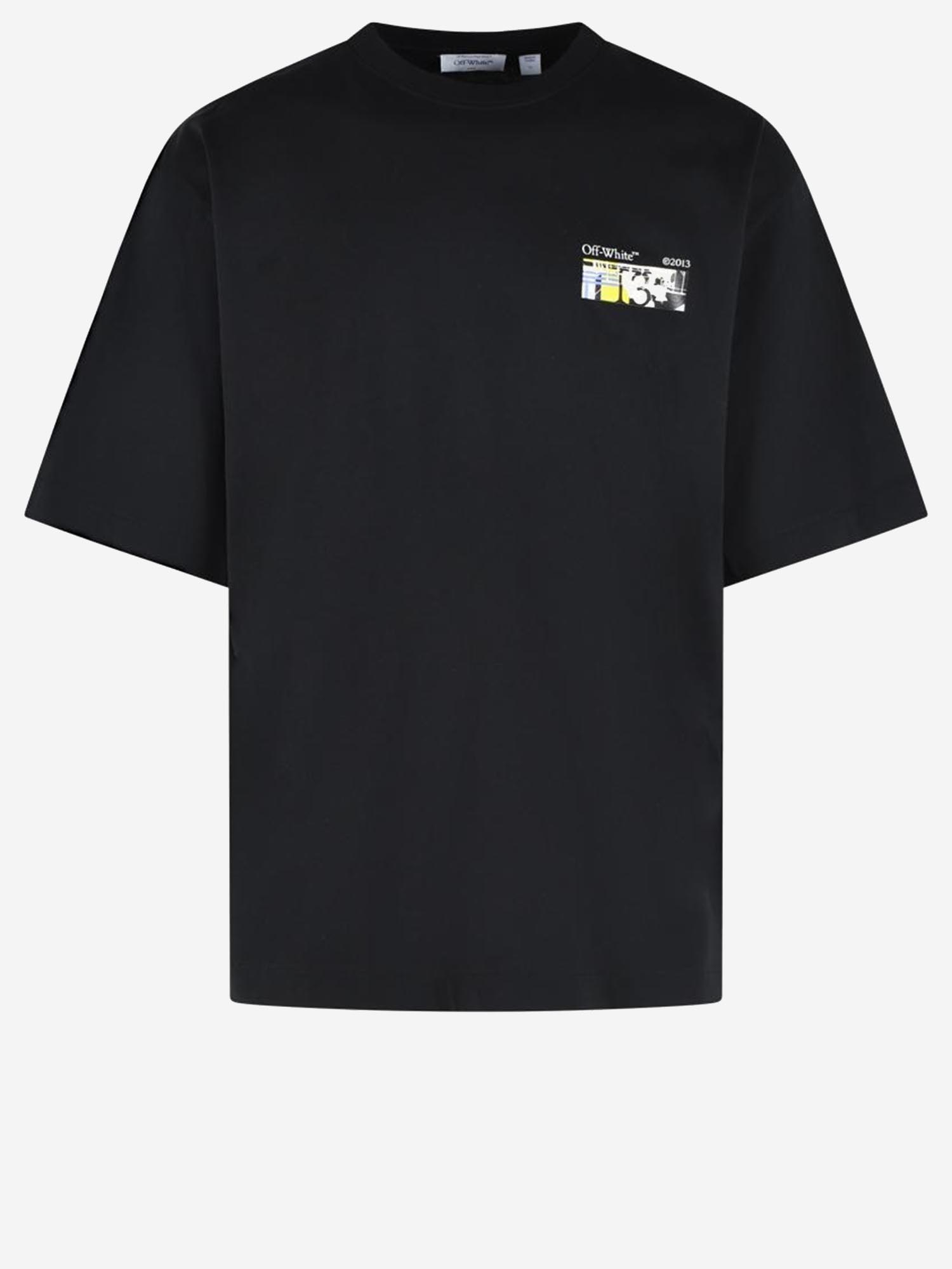 [Off-White] T-shirts Short Sleeve FW26 44MAA120F26J00Z001