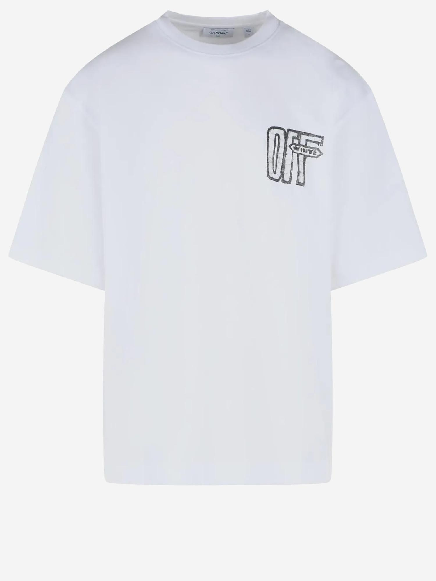 [Off-White] T-shirts Short Sleeve FW26 44MAA120F26J00Y100
