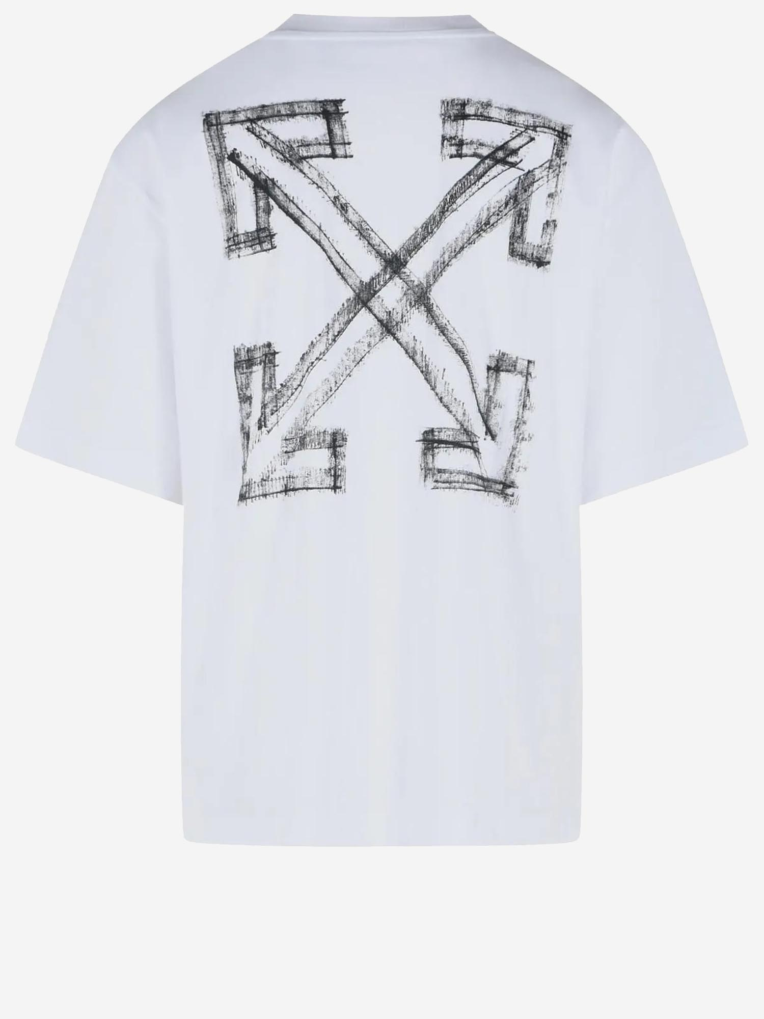[Off-White] T-shirts Short Sleeve FW26 44MAA120F26J00Y100
