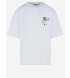 [Off-White] T-shirts Short Sleeve FW26 44MAA120F26J00Y100