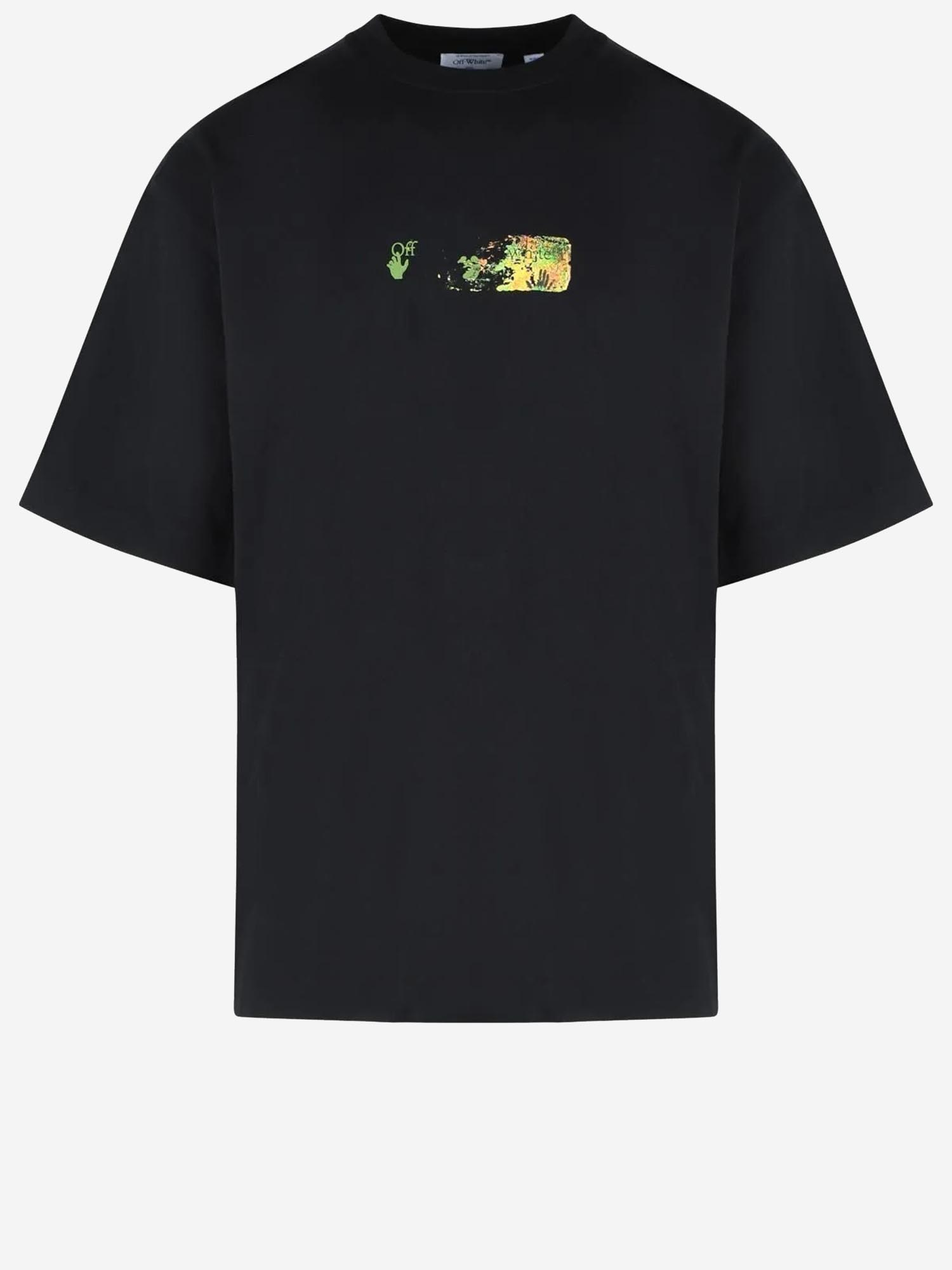 [Off-White] T-shirts Short Sleeve FW26 44MAA120F26J00D001