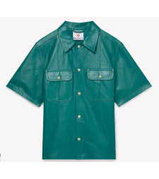 [Casablanca] Shirts Short Sleeve CO MS25SH17601-DARKGREEN