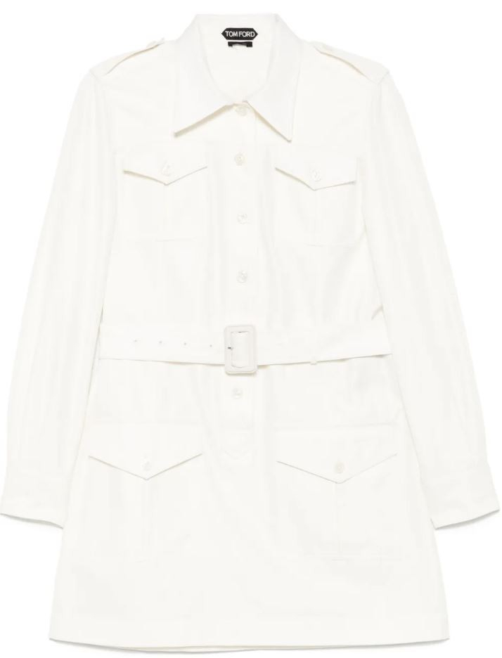 [Tom Ford] Long sleeve dress CO AB3431FAX1215-AW002