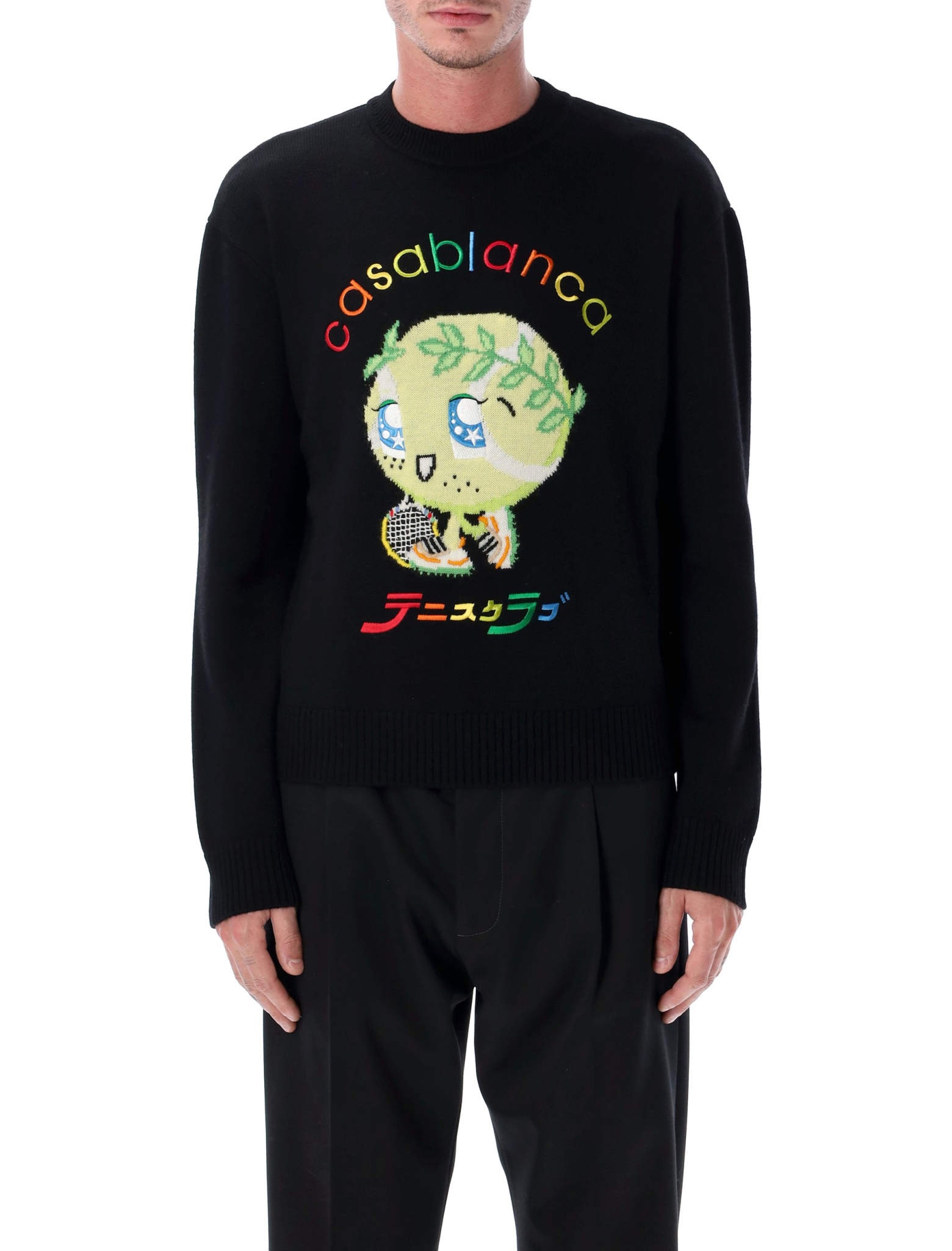 [Casablanca] Knitwear FW25 M-AW25-KW-1099-01KAWAII