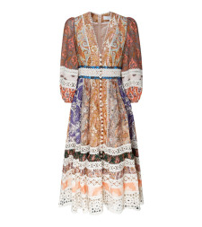[Zimmermann] Long sleeve dress CO 6763DSS231-SPLICEDPAISLEY
