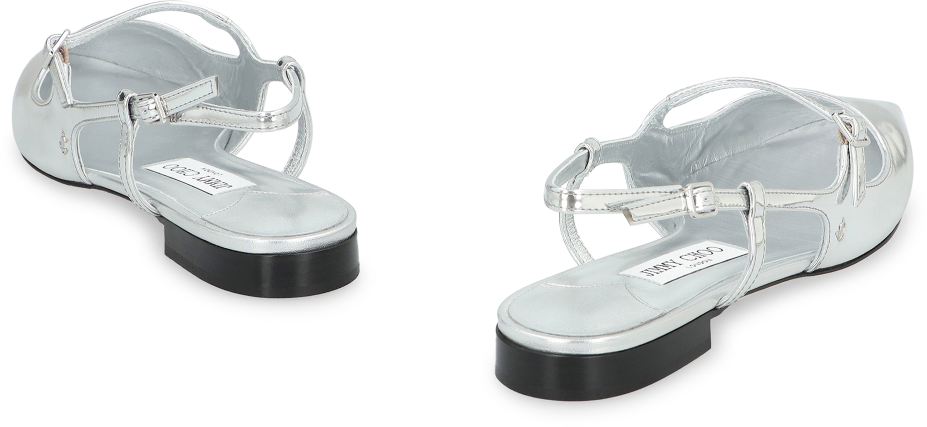 [Jimmy Choo] Flat shoes SS25 DIDIFLATQUI_SILVER