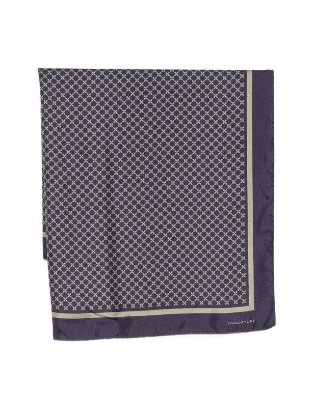 [TAGLIATORE] Scarf FW26 NTI26-02 FOULARD90 NAVY