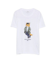 [MAISON KITSUNE] T-shirts Short Sleeve FW26 MRWJT11KJ7026  WHITE