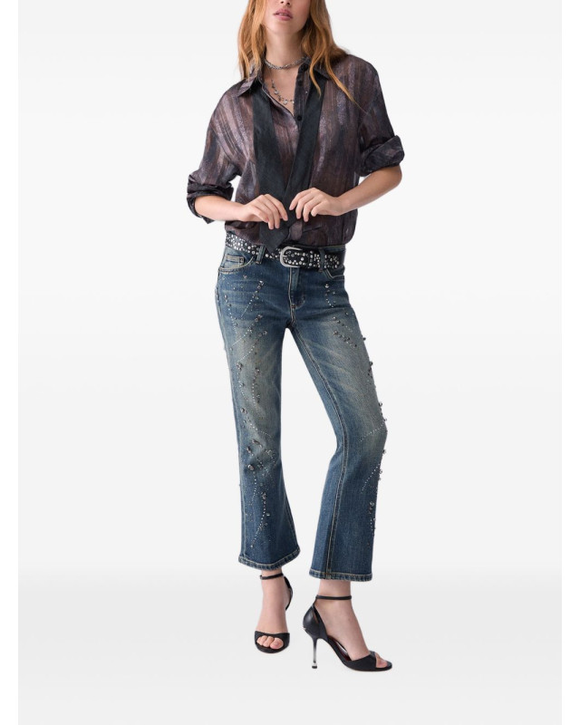 [Liu Jo] Pants FW26 UF6040 D0365 79132