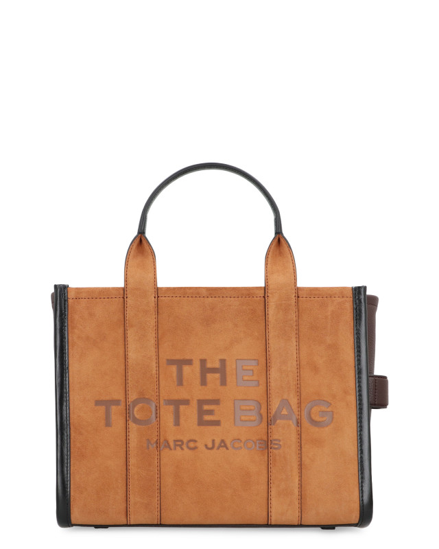 La borsa tote media in suede