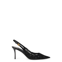 Lace slingback