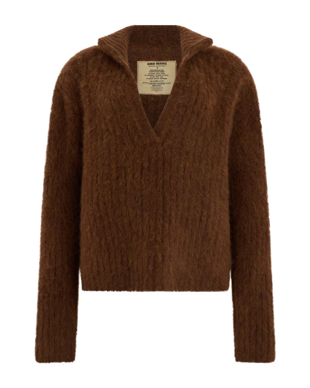 Sweater with V-neck