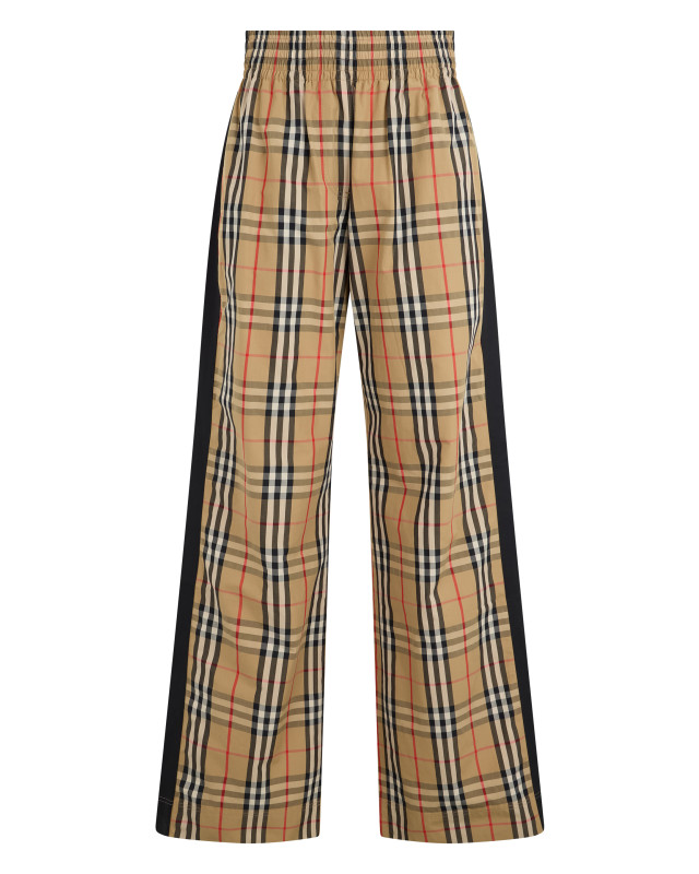 Plaid Palazzo trousers