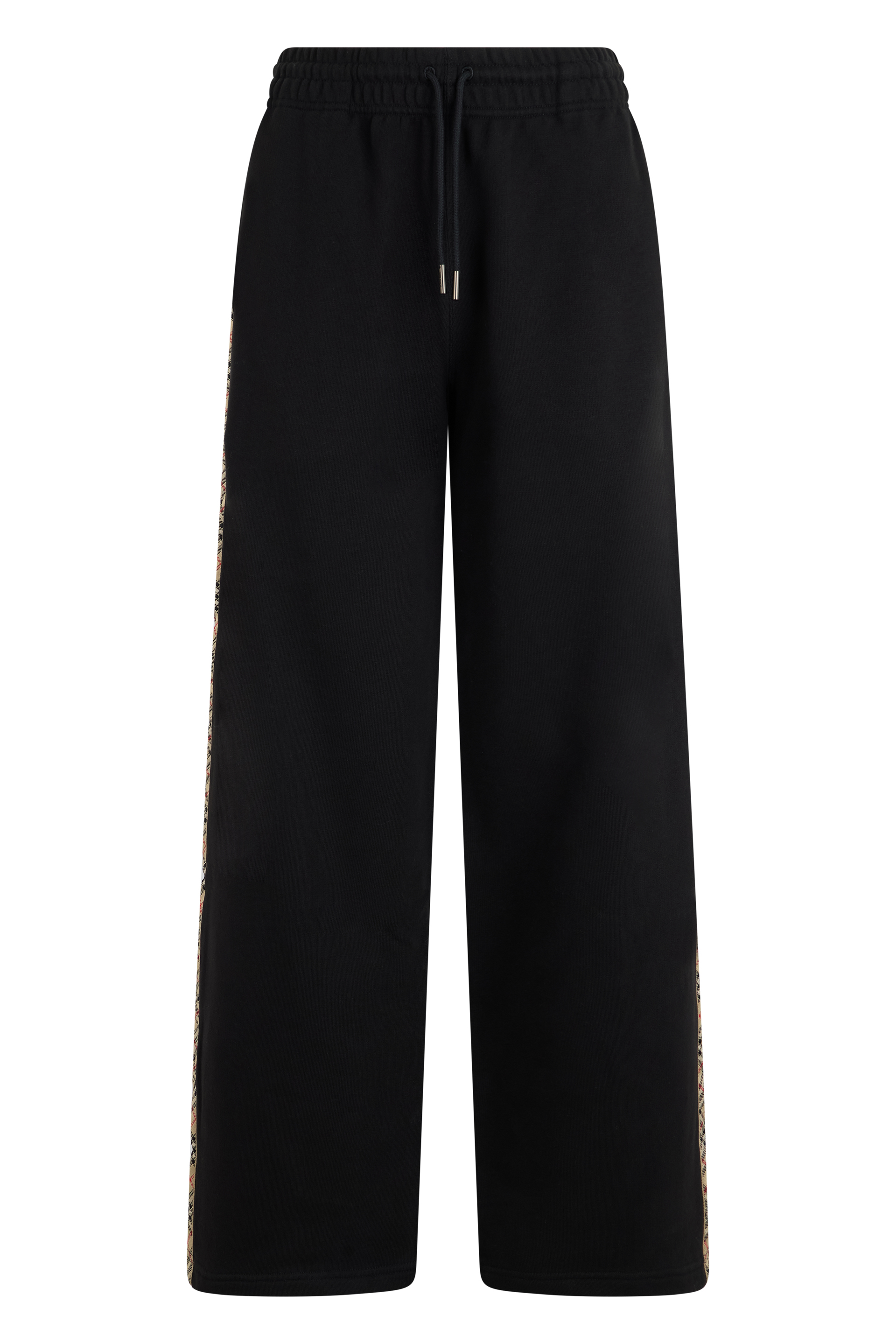 Trousers with check finish