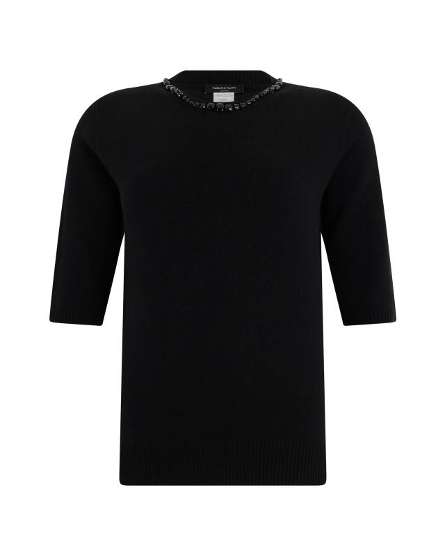 Wool blend t-shirt