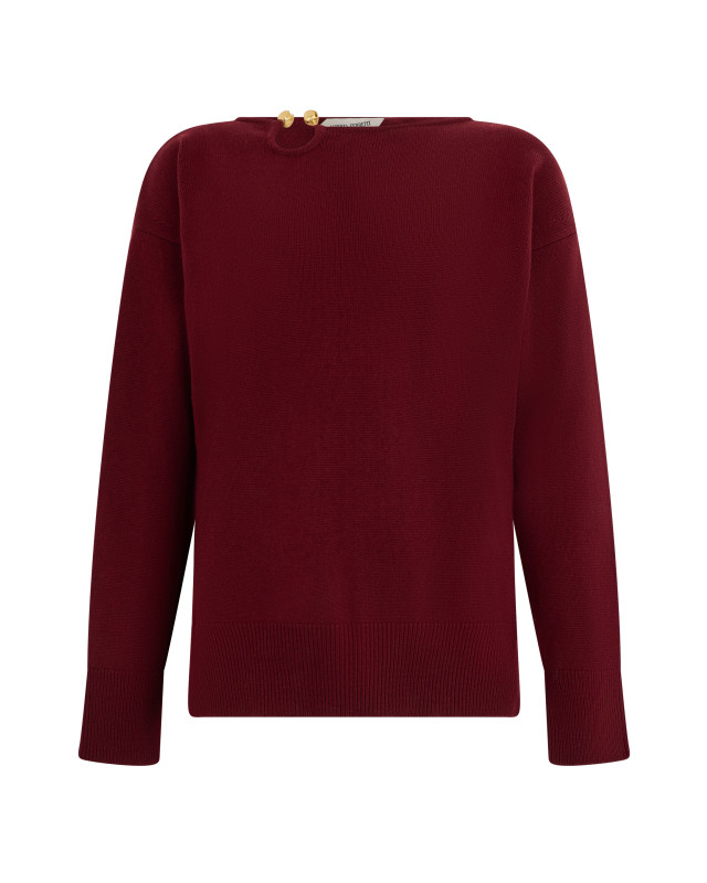 Sweater with gold detail
