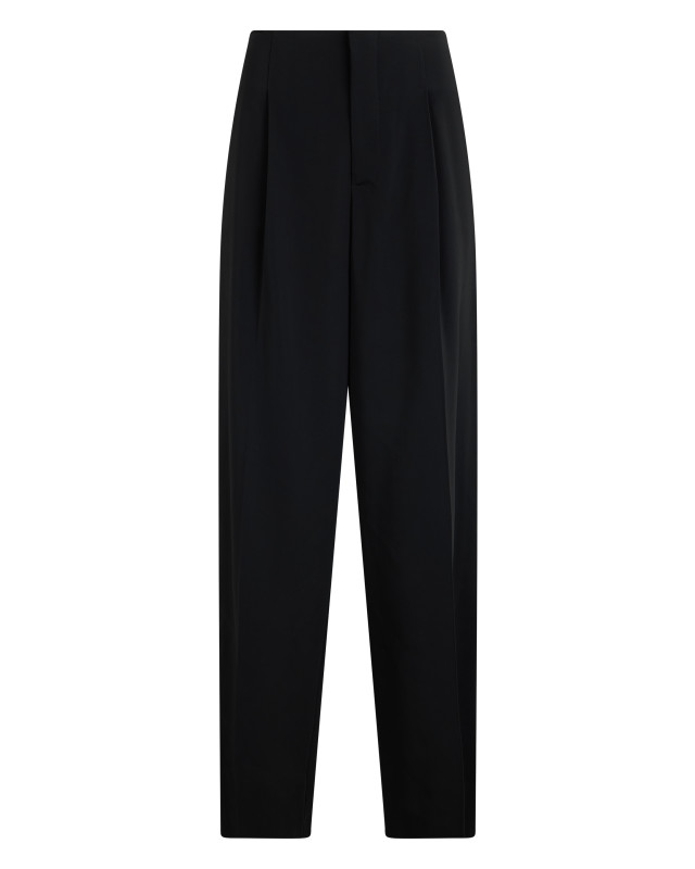 Trousers with pleats