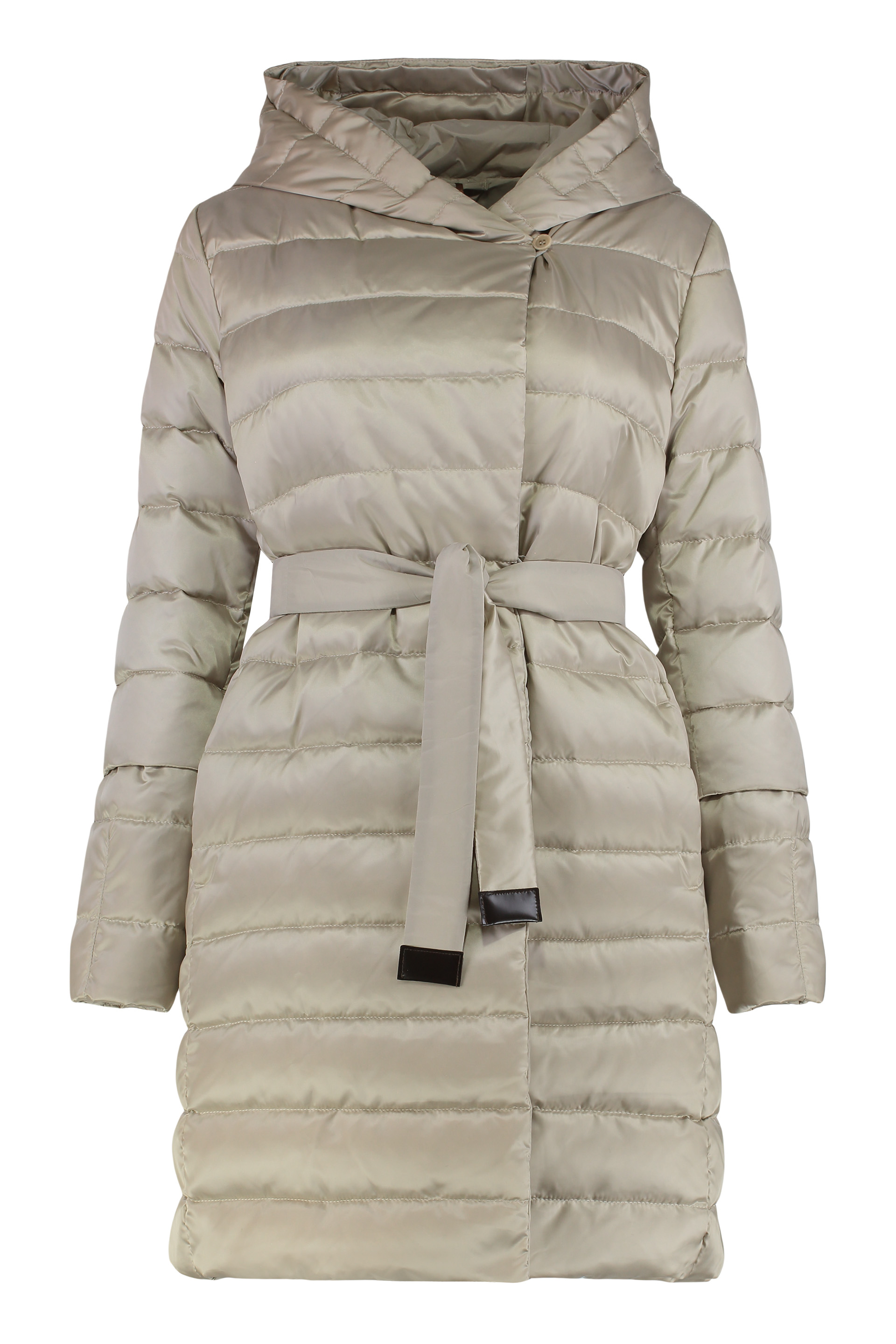 Reversible satin raincoat