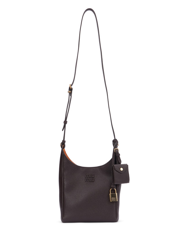 Shoulder bag in leather