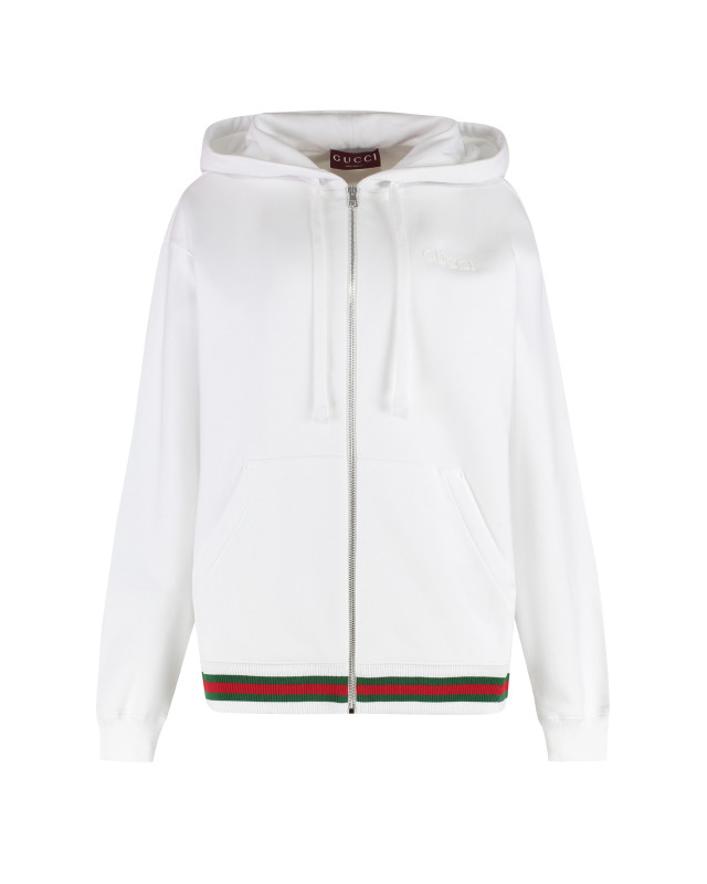 T-shirt Full zip cotton hoodie