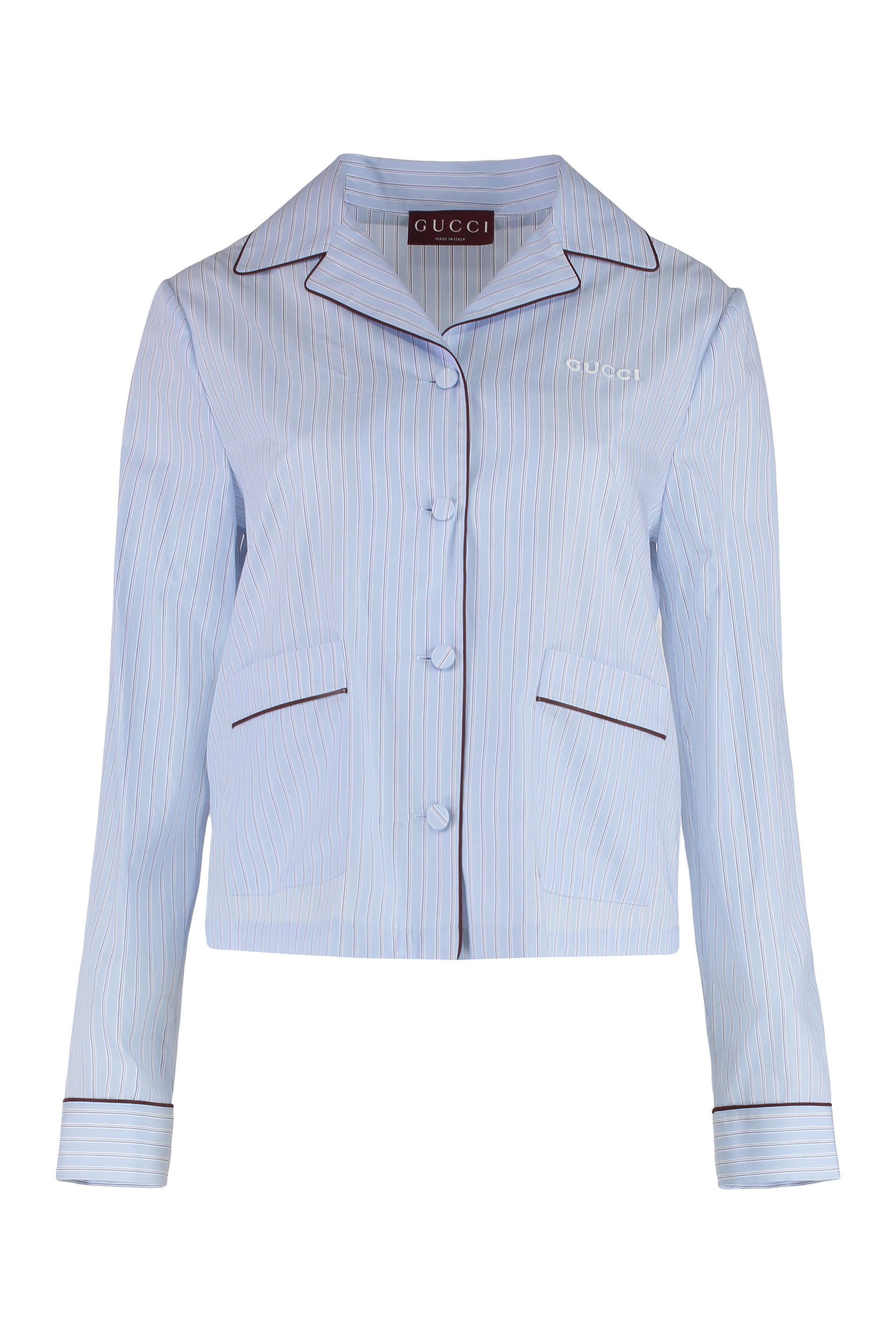 Striped cotton shirt
