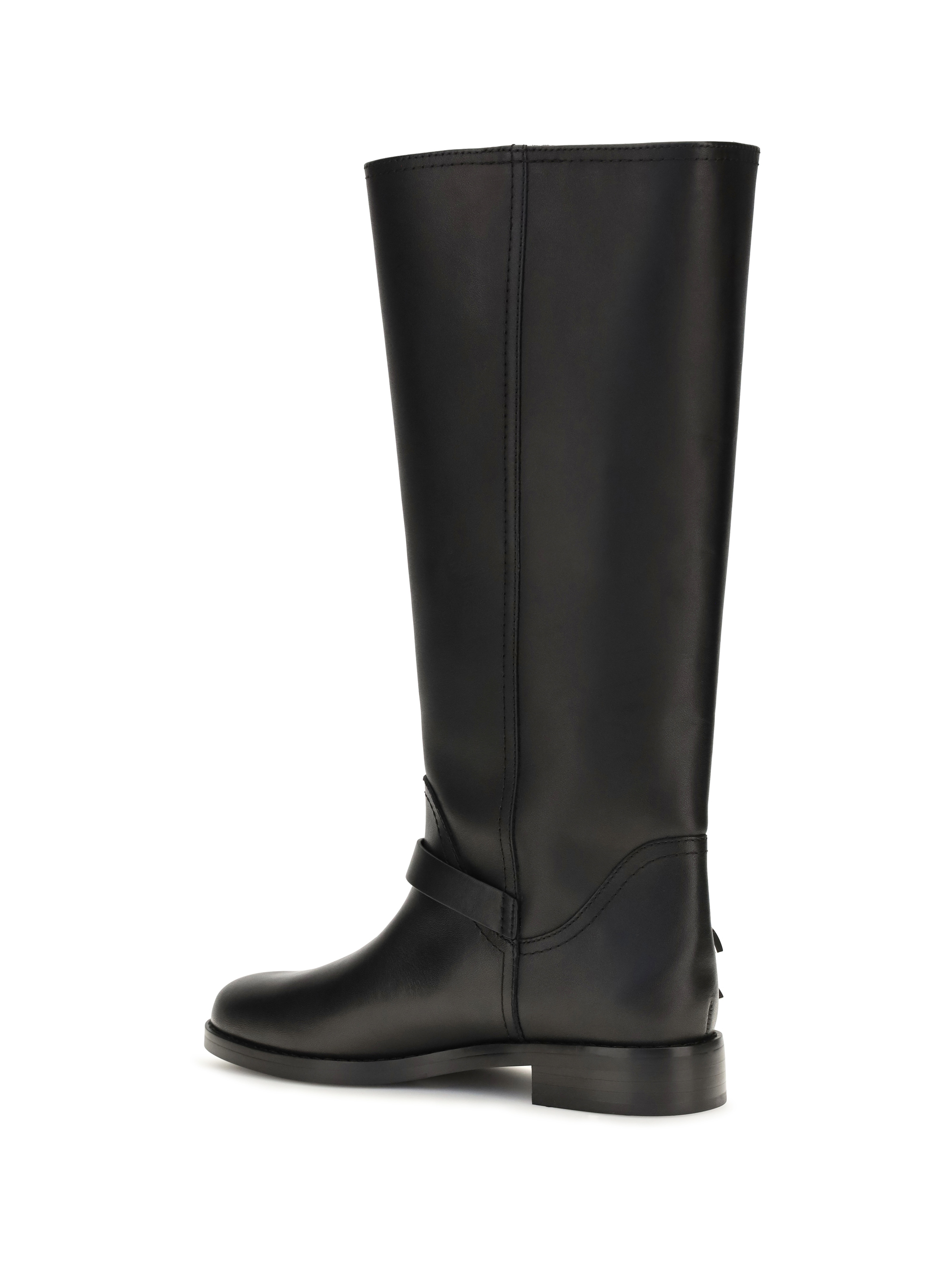 Leather Boots with buckle