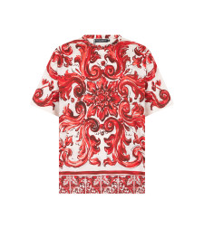 Printed cotton T-shirt