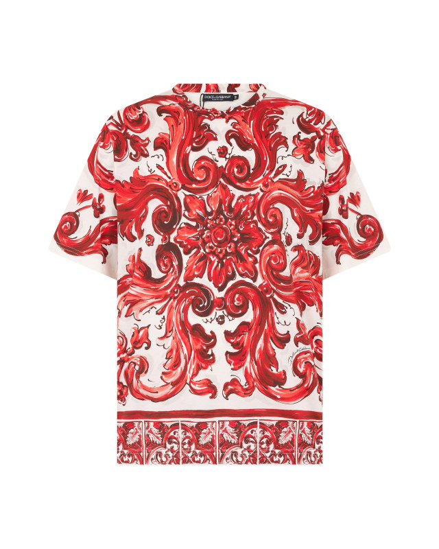 Printed cotton T-shirt