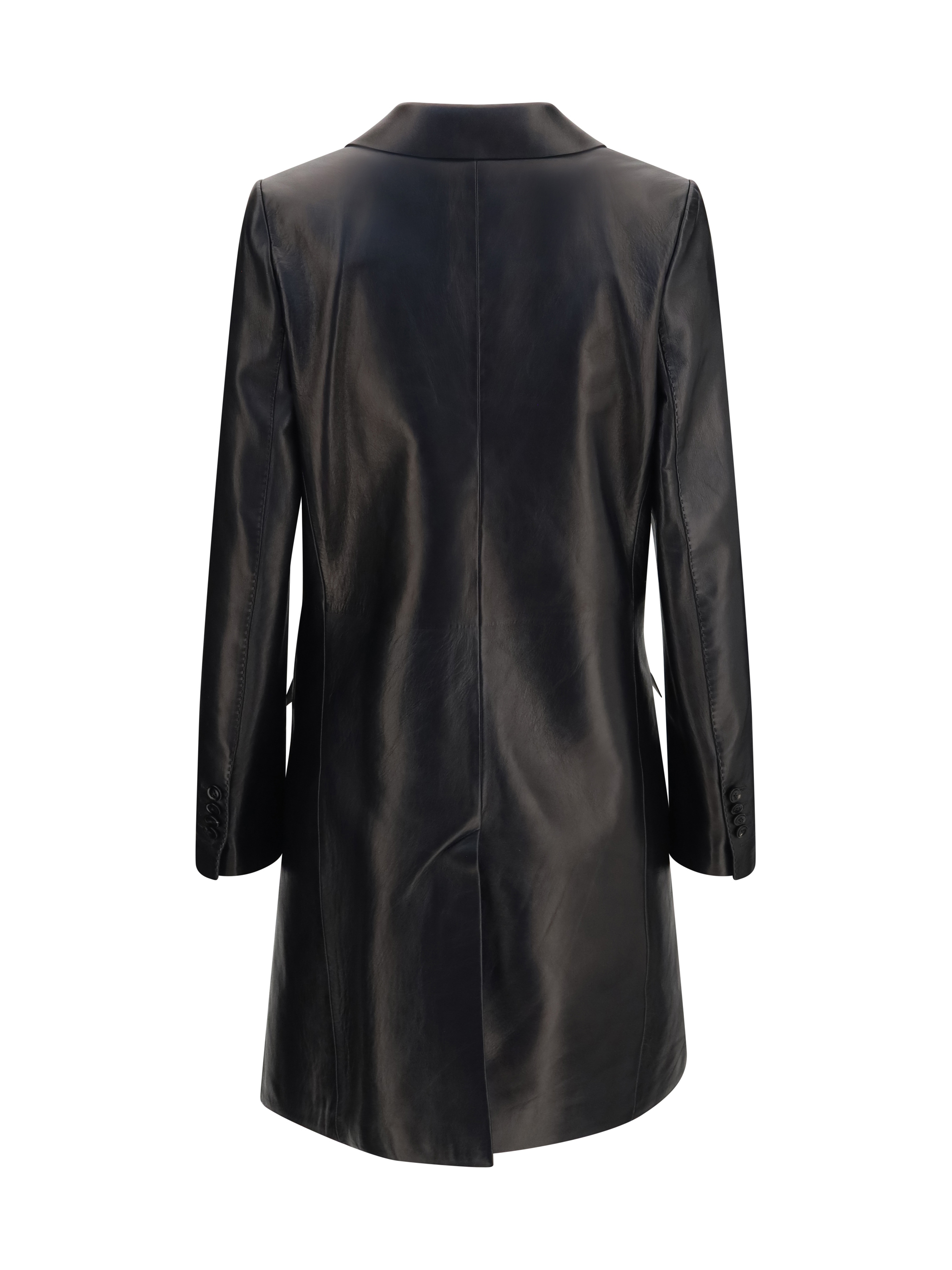 Double-breasted lambskin Coat