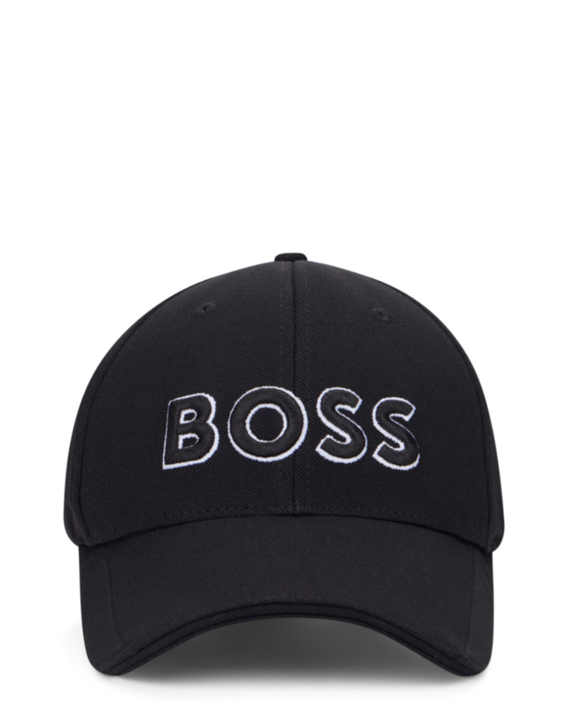 Cap with embroidered logo