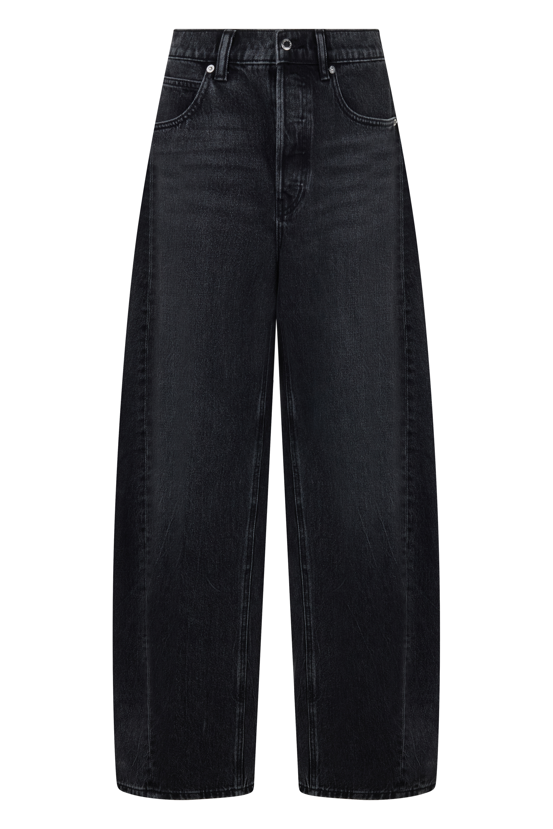 Loose cotton jeans