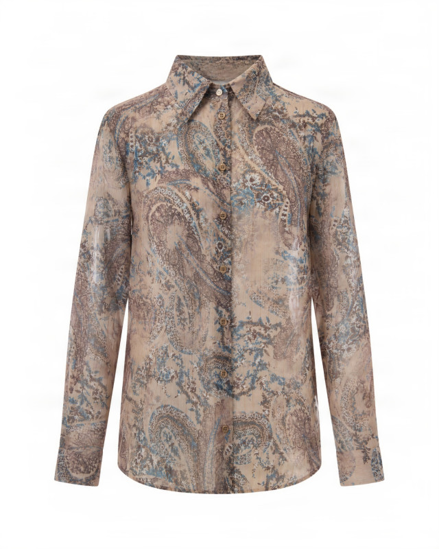 [Liu Jo Jeans] Shirts Long Sleeve FW26 WF6356T788AL9303